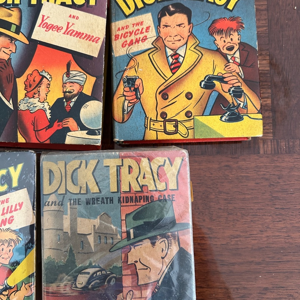 Dick Tracy Vintage Collection better little book circa 1940s lot of five - Picture 7 of 11
